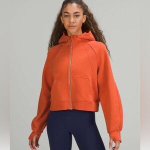 Lululemon Scuba Full Zip in Canyon Orange M/L